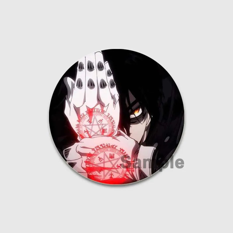 Hellsing Ultimate Tinplate Brooch