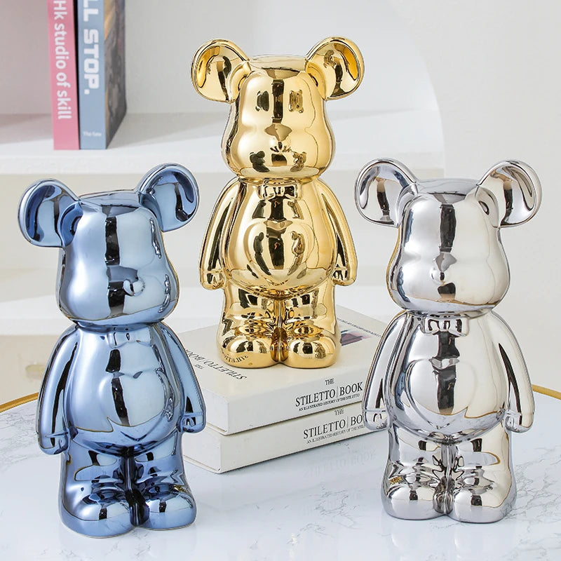Bearbrick Teddy Bear Ceramic Statue