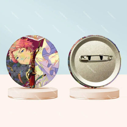 Valkyrie Shu Itsuki Mika Kagehira EnsembleStars Round Badge