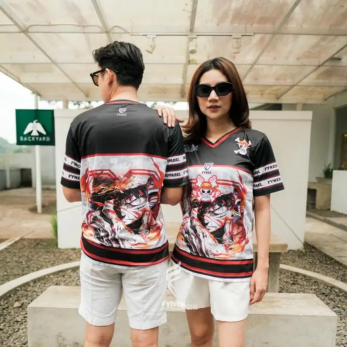 One Piece Luffy Football Jersey