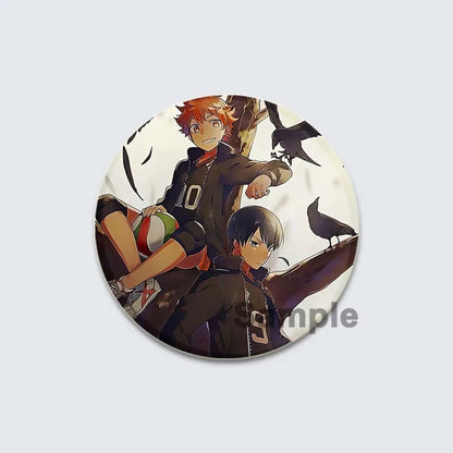 Haikyuu!! Anime Button Pins