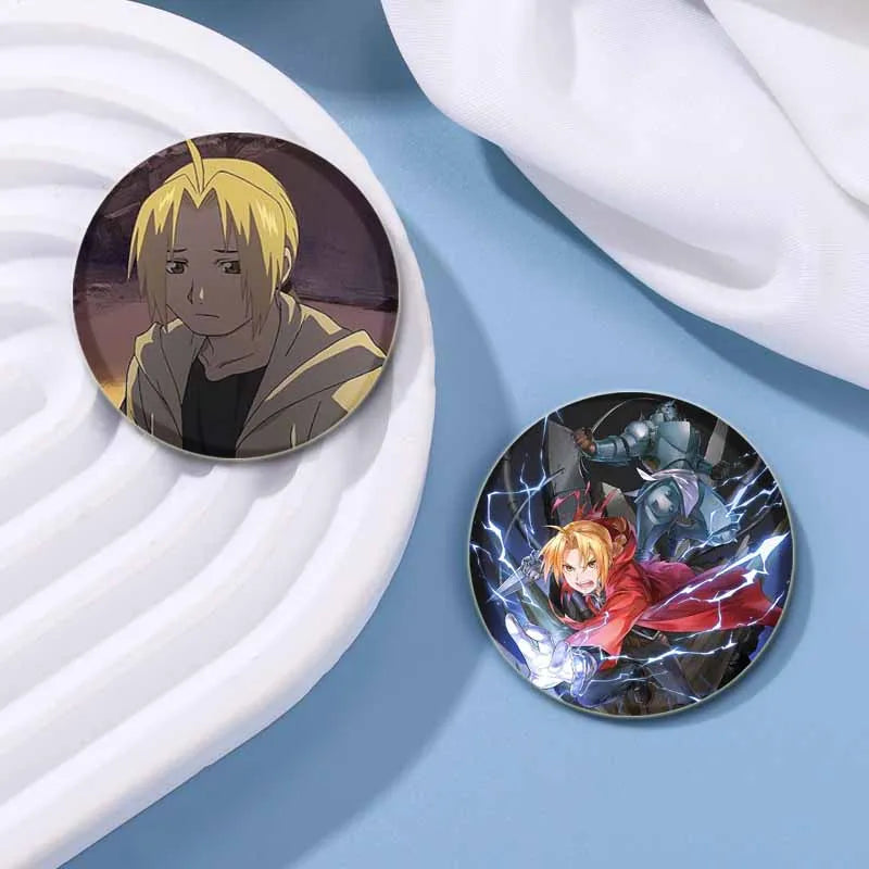 Fullmetal Alchemist Enamel Brooch – Handmade Badge