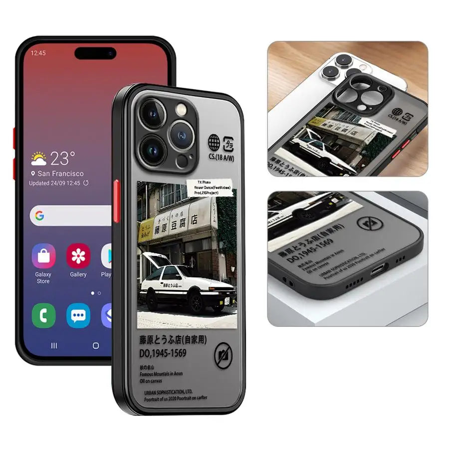 Initial D Back Phone Case