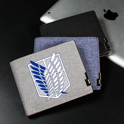 Anime Shingeki No Kyojin/Attack on Titan Cosplay Wallet Coin Purse Multi-card Bit High Appearance Level Exquisite Delicacy Gift