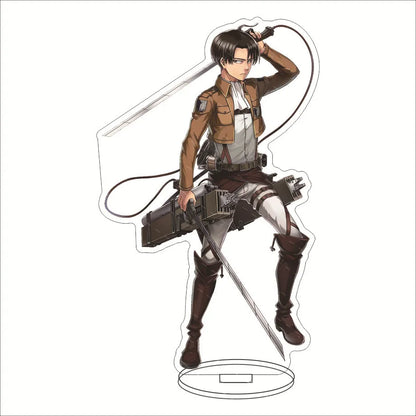 16CM Anime Acrylic Stand‌ Attack on Titan Connie Springer Mikasa Ackerman Eren Jaeger Armin Arlert Cos Figure Ornaments Gifts