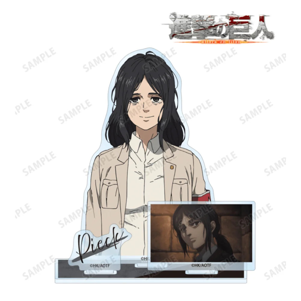 Attack on Titan Mikasa Ackerman 15cm Acrylic Stand Keychain Figure Desk Display Ornament Anime Fan Merch Gift Toy
