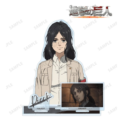 Attack on Titan Mikasa Ackerman 15cm Acrylic Stand Keychain Figure Desk Display Ornament Anime Fan Merch Gift Toy