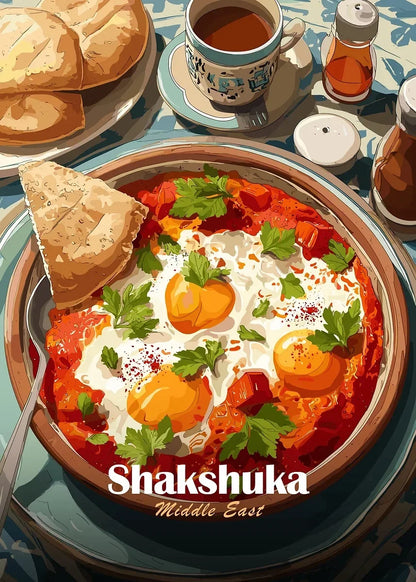 Anime Food Art Poster