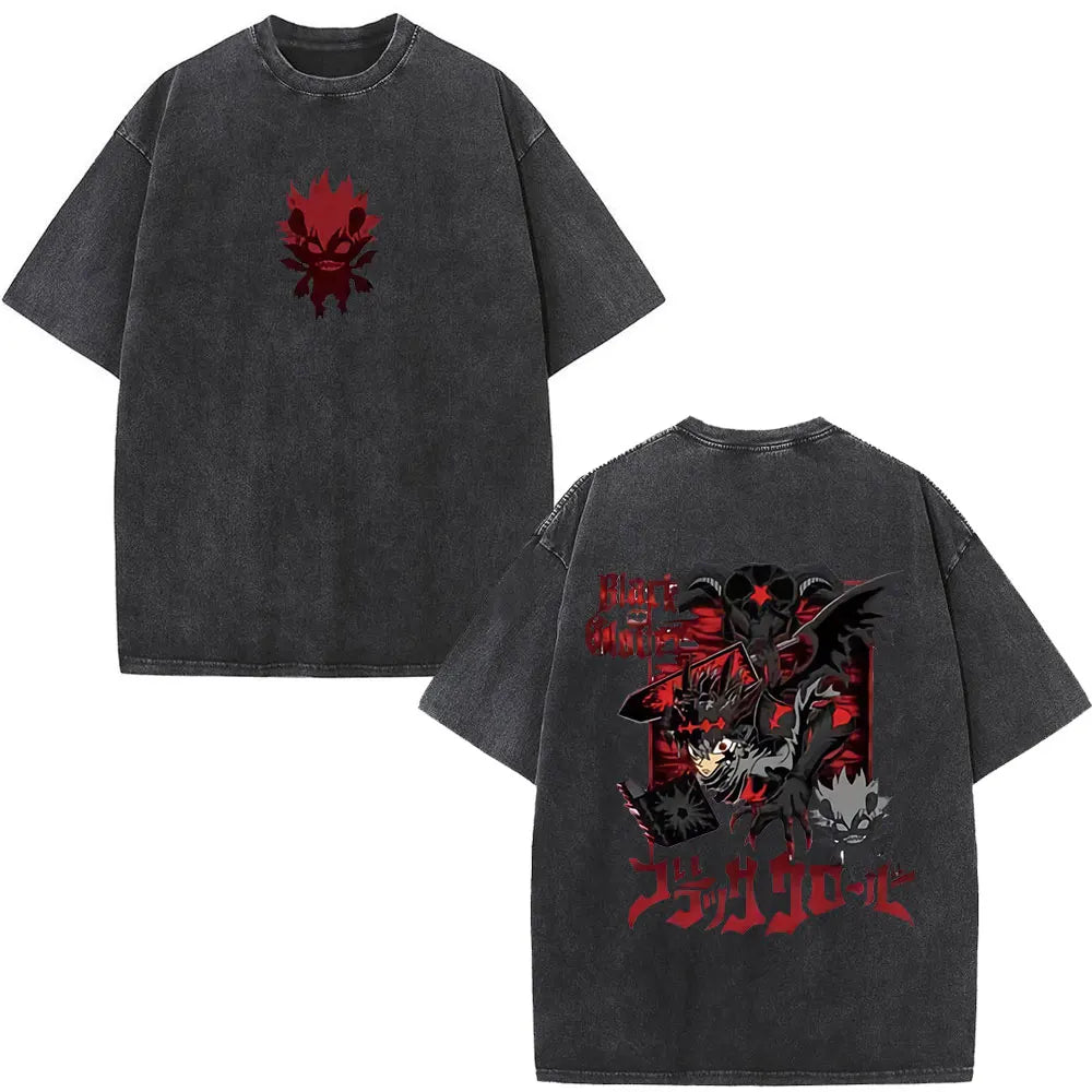 Black Clover Yami Sukehiro Washed T Shirt