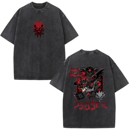 Black Clover Yami Sukehiro Washed T Shirt