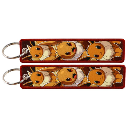 Anime Game Embroidery Keychain