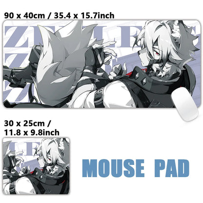 ZZZ Gaming Hoshimi Miyabi Ye Shunguang Remielle Sigrid Mouse Pad