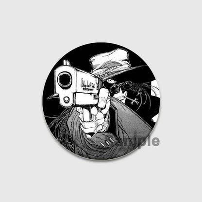 Hellsing Ultimate Tinplate Brooch