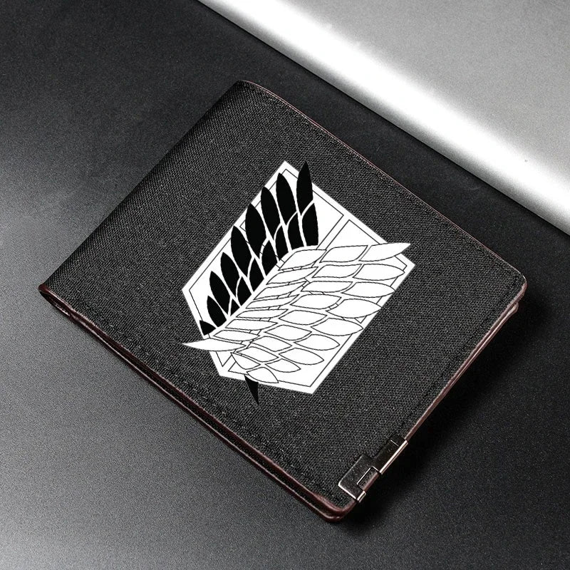 Anime Shingeki No Kyojin/Attack on Titan Cosplay Wallet Coin Purse Multi-card Bit High Appearance Level Exquisite Delicacy Gift