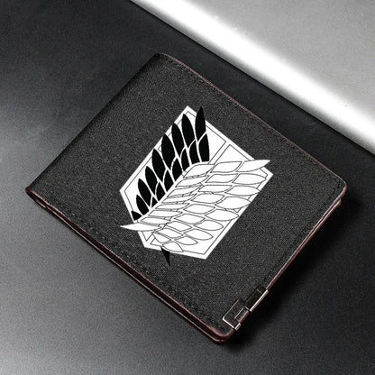 Anime Shingeki No Kyojin/Attack on Titan Cosplay Wallet Coin Purse Multi-card Bit High Appearance Level Exquisite Delicacy Gift