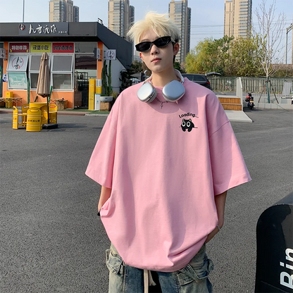 Anime Print Oversized T-Shirt