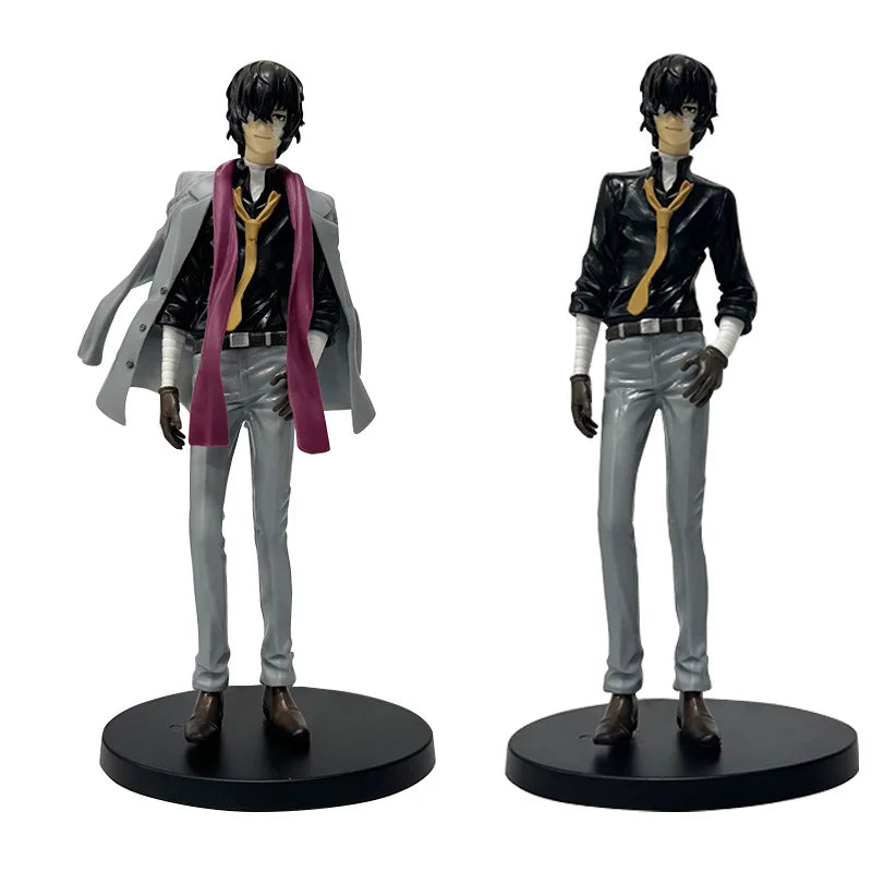 24CM Anime Bungou Stray Dogs Dazai Osamu Figure 1/8 Detachable Jacket