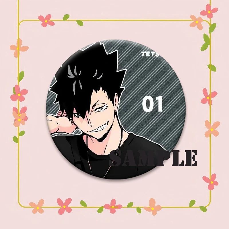 Haikyuu!! Anime Brooch Badge