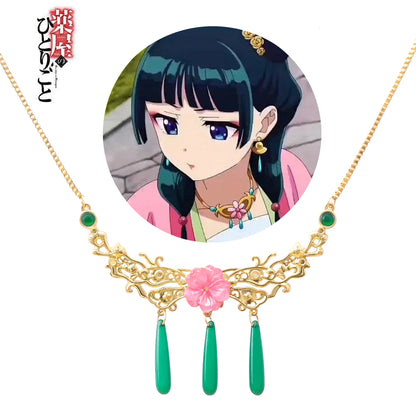 The Apothecary Diaries Maomao Necklace Earrings