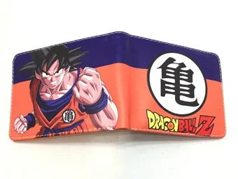 Dragon Ball Son Goku Multifunctional Card Purse Cartoon PU Wallet Personality Creativity Simple Foldable Coin Boy Birthday Gift