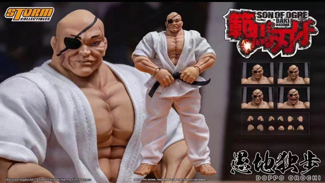 Storm Toys Son of Ogre Baki Hanma Doppo Orochi Action 1/12 Model Figure Figure Model Collection Toy Gift