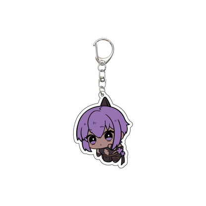 55MM Anime Fate/Grand Order Keychain Fujimaru Ritsuka Mash Kyrielight Astolfo Key Chain Acrylic Model Plate Christmas Gifts