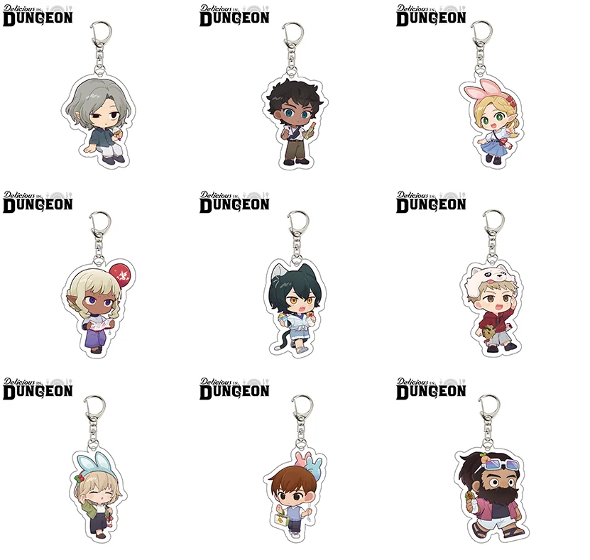 Delicious in Dungeon Meshi Lilo & Stitch Acrylic Keychain