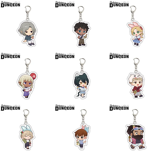 Delicious in Dungeon Meshi Lilo & Stitch Acrylic Keychain