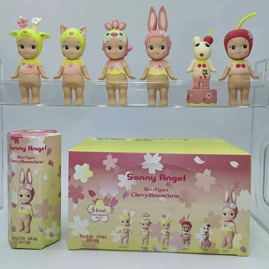 Mini Sonny Blind Box Cherry Blossom Spring Series Mini Anime Figures Ornaments Christmas Birthday Gift