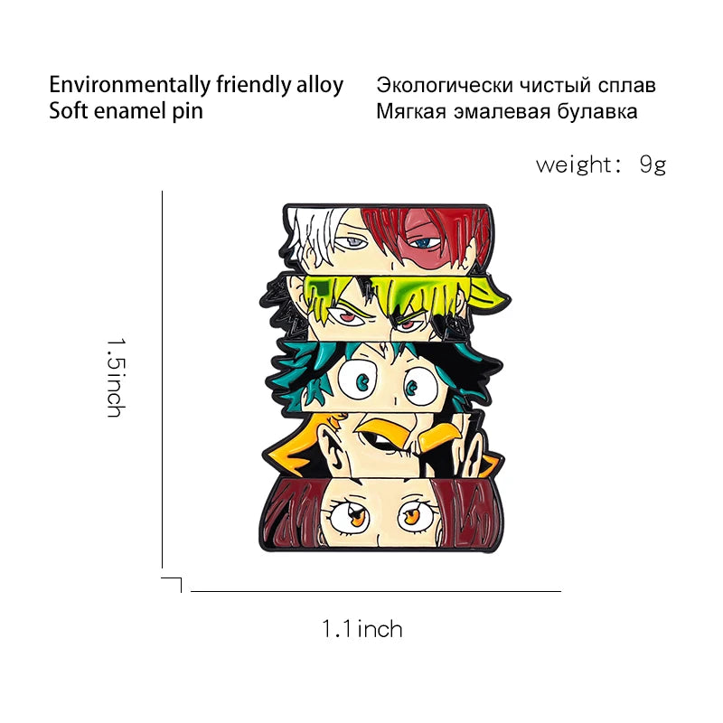 Cartoon Anime Movies Enamel Pin Metal Badge Brooch