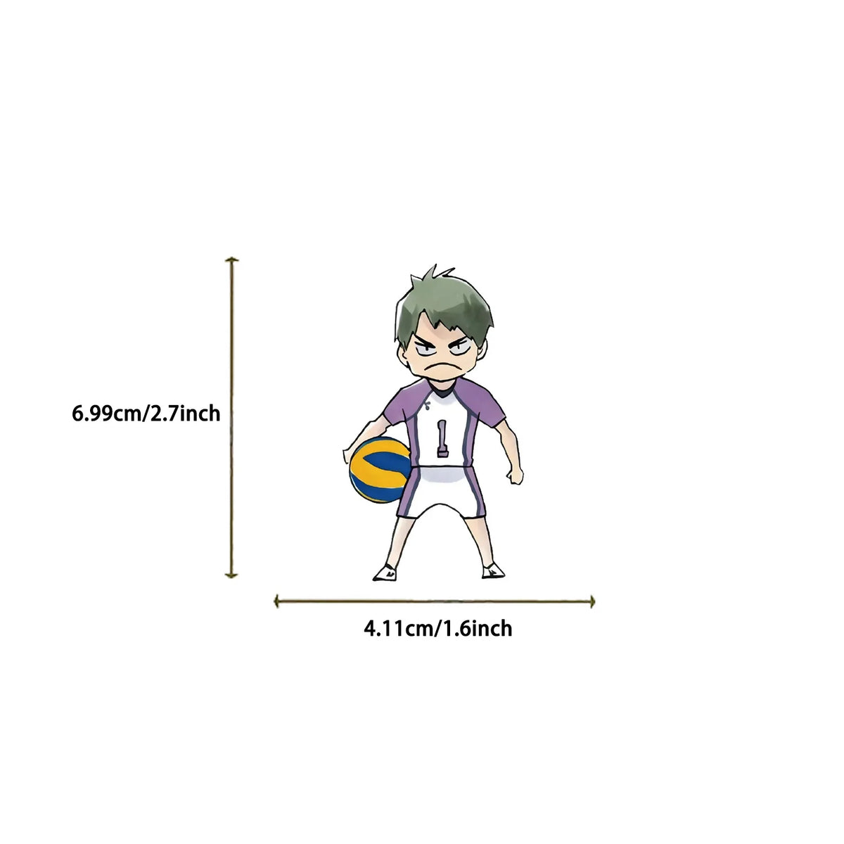 Haikyuu! Volleyball Graffiti Stickers
