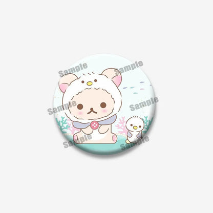 Rilakkuma Bear Badge Pin