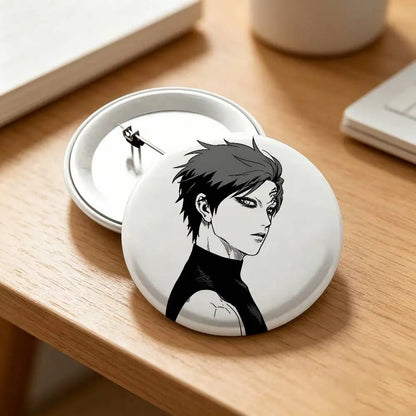 G-Gaara Badges Tinplate Soft Button Pin Brooch Metal Badge Custom Jewelry Accessories Hat Bag Lapel