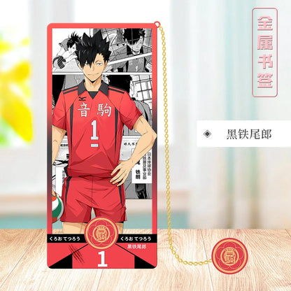 Haikyu!! Volleyball Metal Bookmark