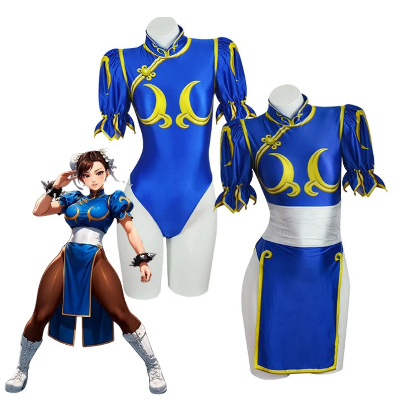 Street Fighter Chun Li Cosplay Costume