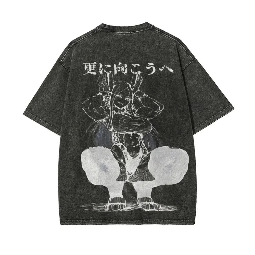 My Hero Academia Mirko Acid Wash Tee
