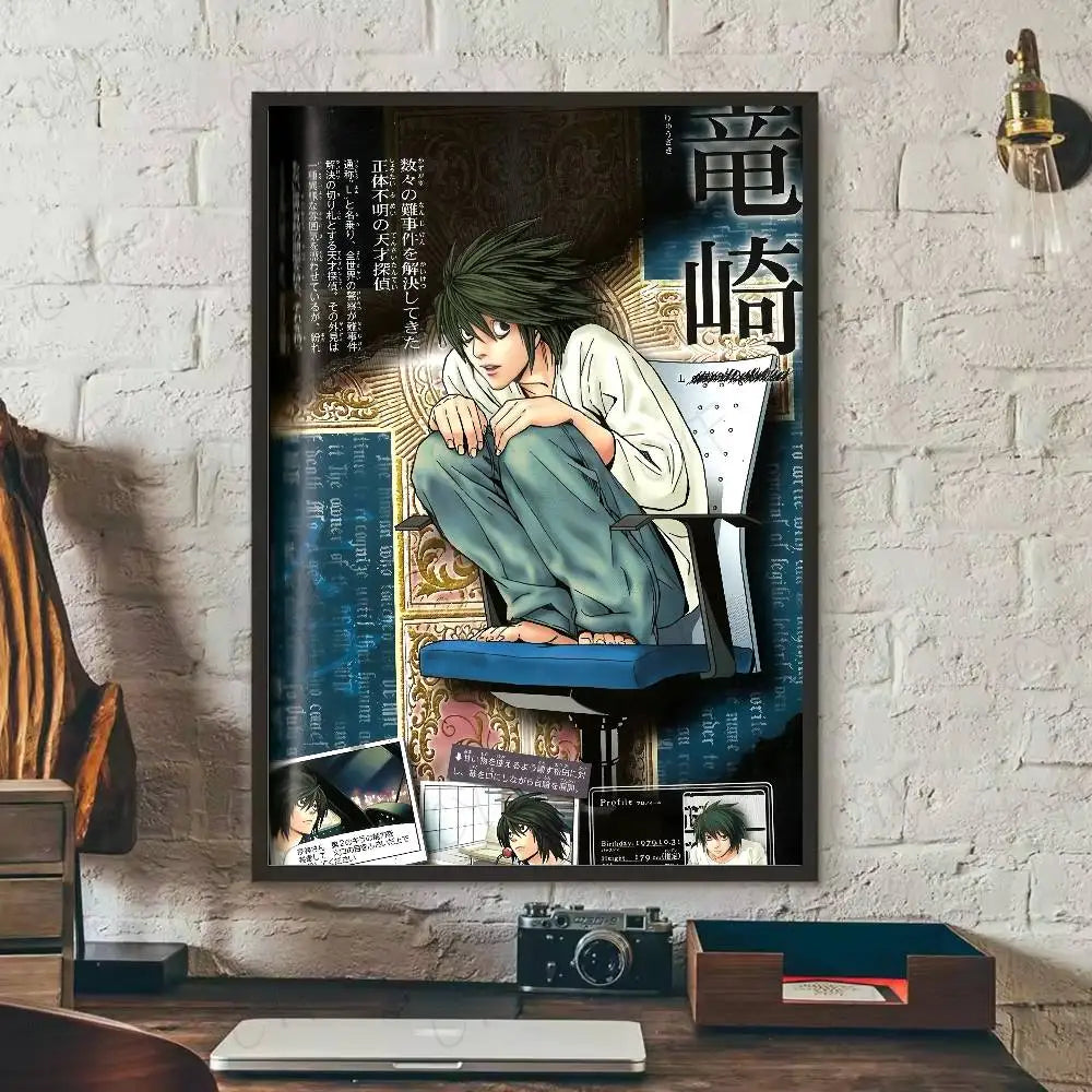 Death Note L Wall Poster
