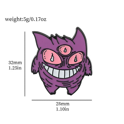 Pokemon Gengar Enamel Lapel Pin
