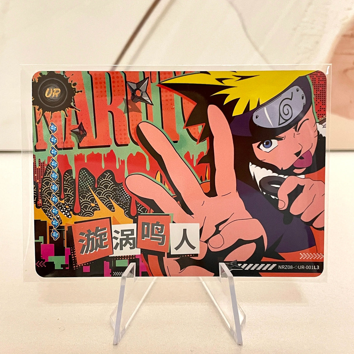 Kayou Naruto New T4W8 T2W9 Anime Rare Card UR  No.01-10 Complete Set Single Card Uzumaki Anime Collection Card Kids Toy Gift