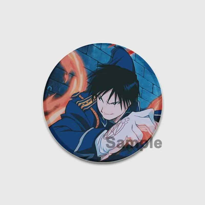 Fullmetal Alchemist Enamel Brooch – Handmade Pin