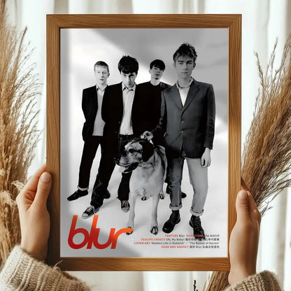 B-Blur Band Poster
