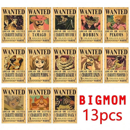 One Piece Luffy Wanted Poster