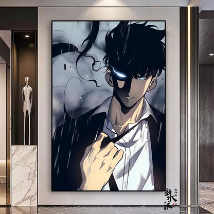Solo Leveling Frameless Canvas Painting