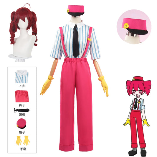 Kasane Teto Cosplay Anime Mesmerizer Costume Wig