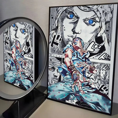 JoJo’s Bizarre Adventure Retro Canvas