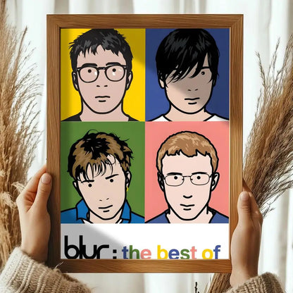 B-Blur Band Poster