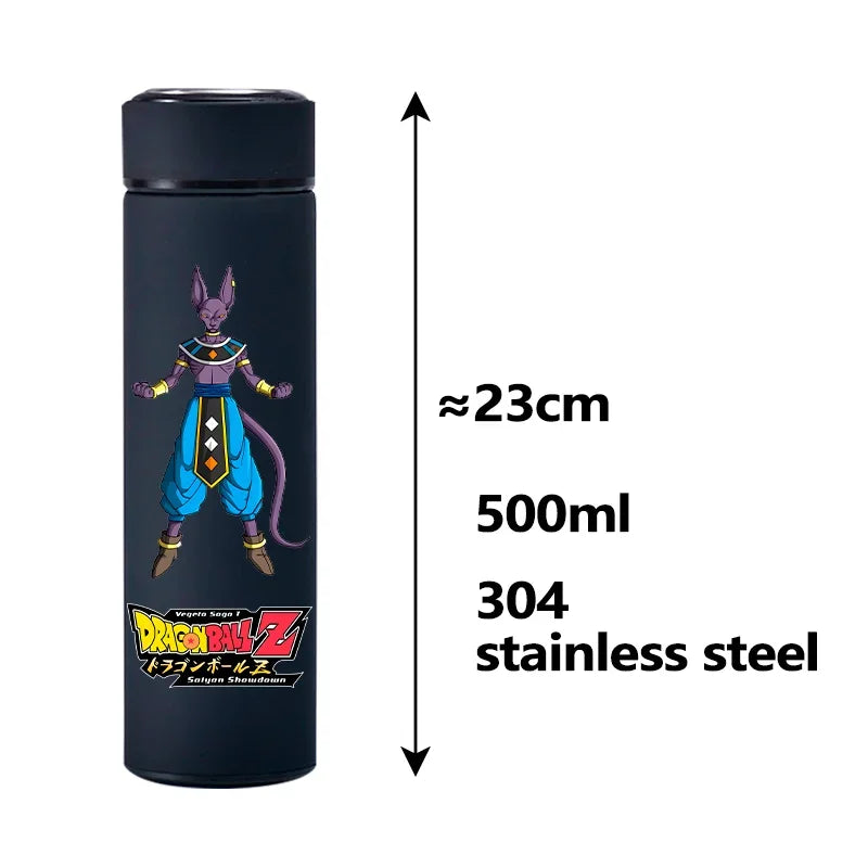AS 500ML Dragon Ball Anime Stainless Steel Water Bottle Hot Water Ice Water Insulated Cup Portable Leak Proof Outdoor Water Cup
