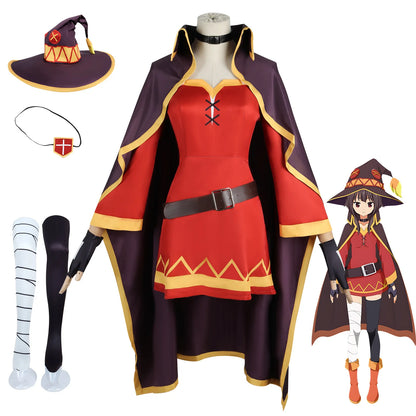 Anime Megumin Cosplay Costume