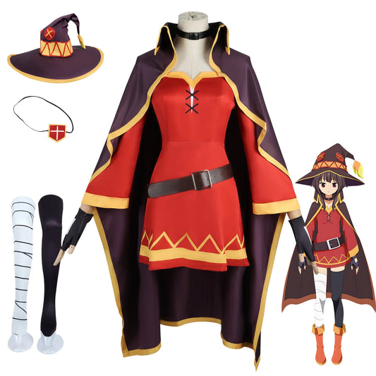 Anime Megumin Cosplay Costume