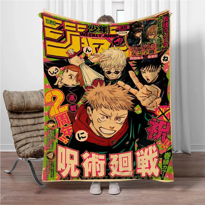 Jujutsu Kaisen Flannel Blanket